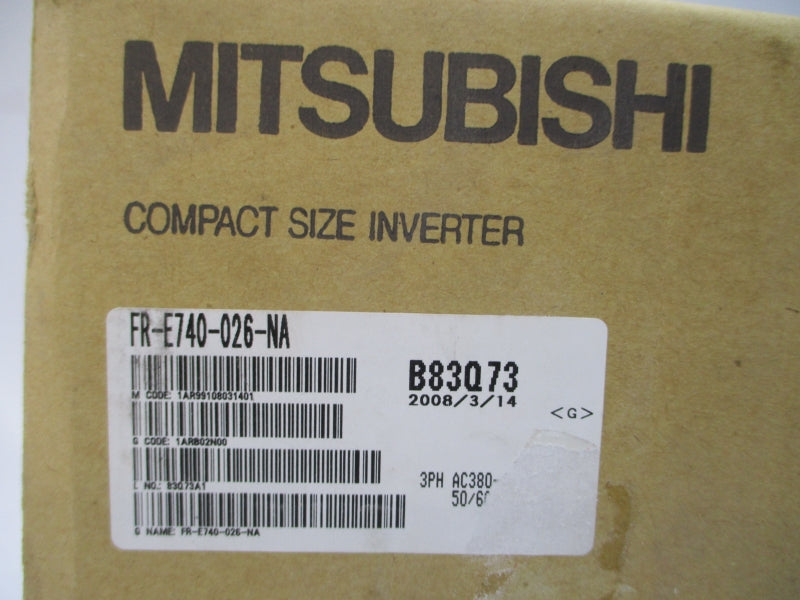MITSUBISHI FR-E740-026-NA 380-480VAC 4.1A NSMP