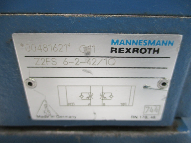 REXROTH 00924880 4WEH16HD70/OF6EG24N9ETS2K4 24VDC 1.25A UNMP