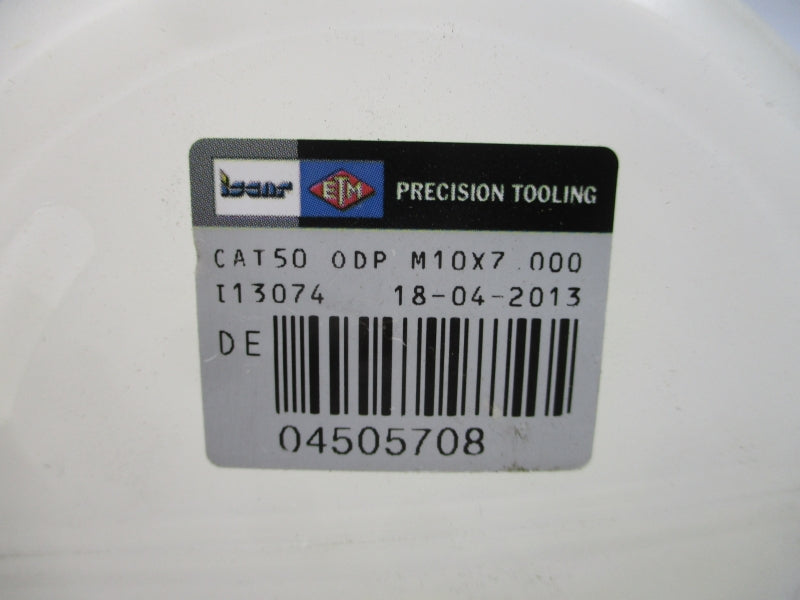 PRECISION TOOLING CAT50 ODP M10X7.000 NSMP