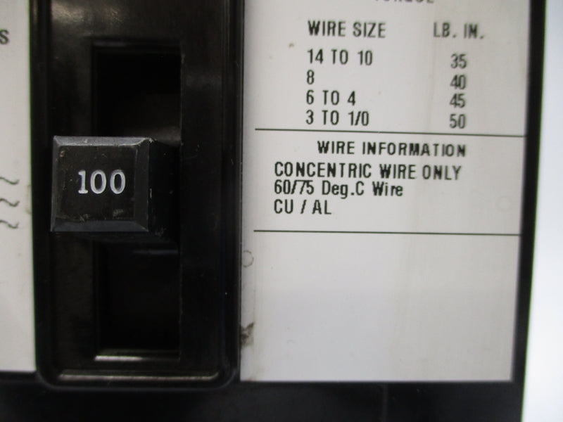 EATON FB3100PL 178C793G28 600VAC 100A NSNP