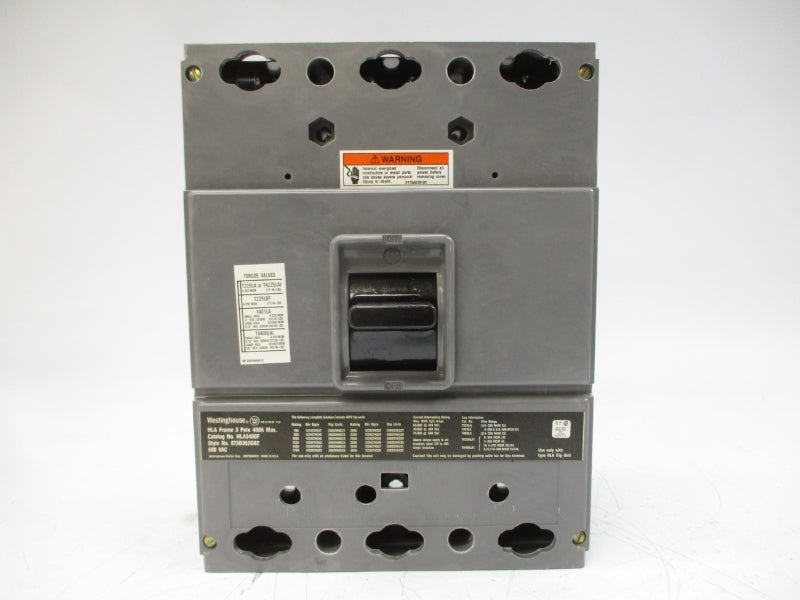 WESTINGHOUSE HLA3400F 673B352G02 600VAC 400A NSMP