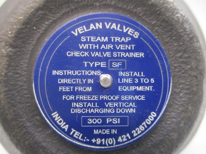 VELAN VALVES SF 300PSI NSNP
