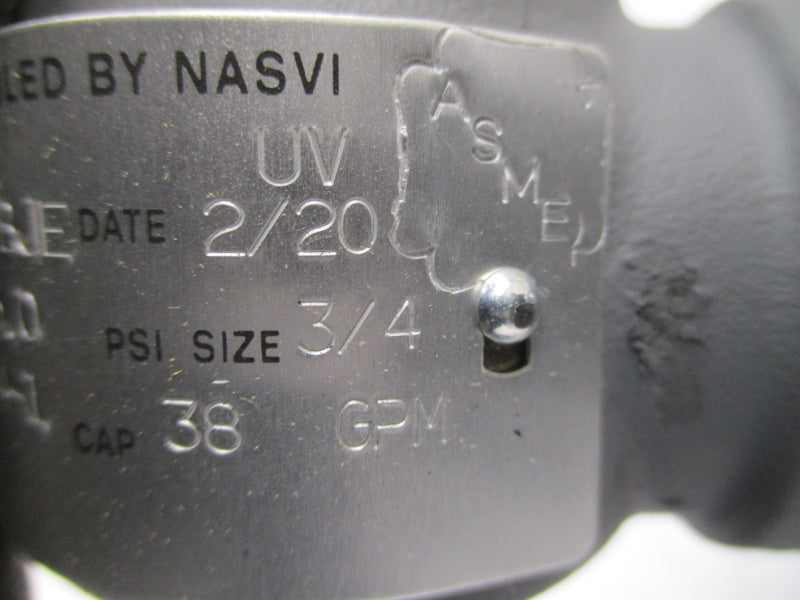 KUNKLE 916JDDV01-BJE 125.0PSI 3/4" NSNP