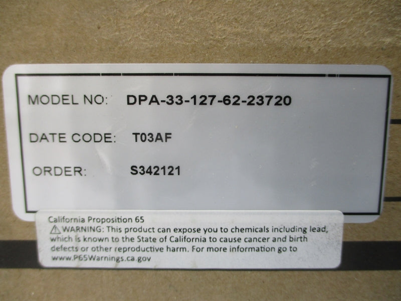 MERCOID DPA-33-127-62-23720 120/240VAC 10A 0-20PSI NSMP