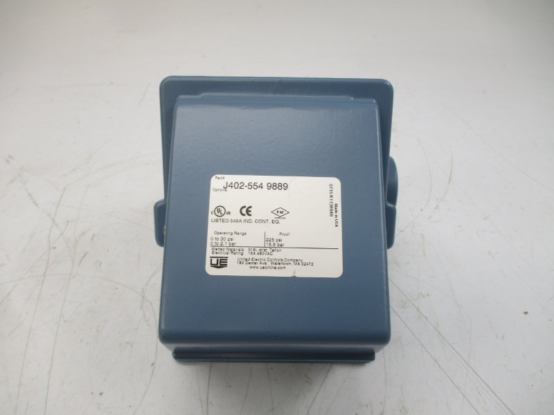 UNITED ELECTRIC CONTROLS J402-5549889 480VAC 15A 0-30PSI NSMP
