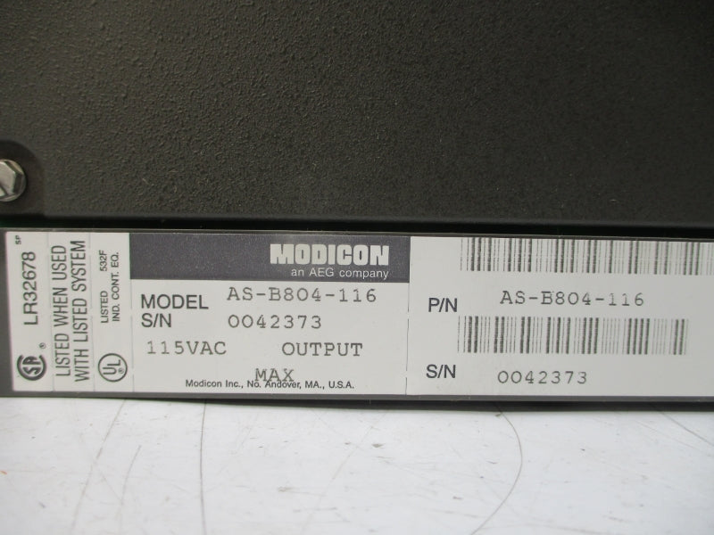MODICON AS-B804-116 115VAC NSMP
