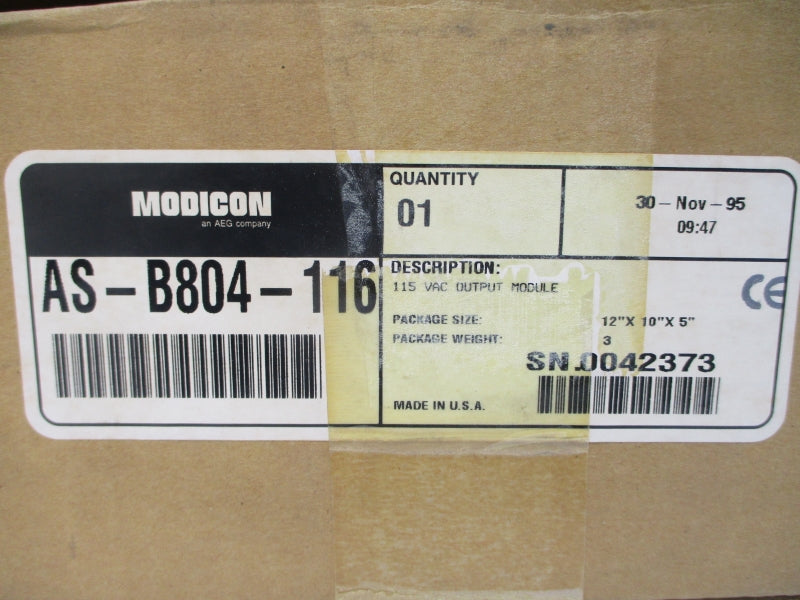 MODICON AS-B804-116 115VAC NSMP
