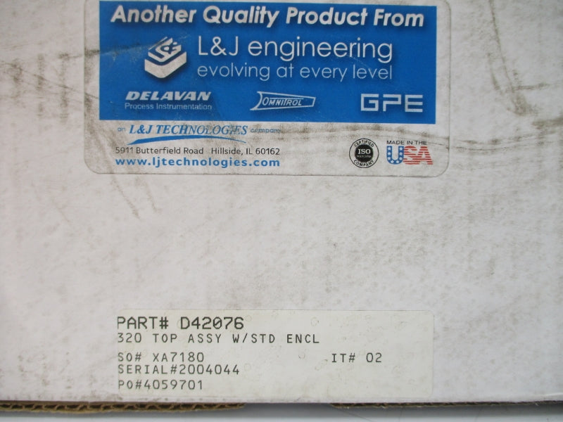 DELAVAN 1BM-M D42076 320 115/230VAC 5A NSMP