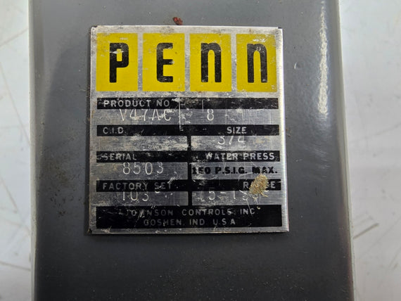 PENN V47AC8 150PSI 3/4" NSNP