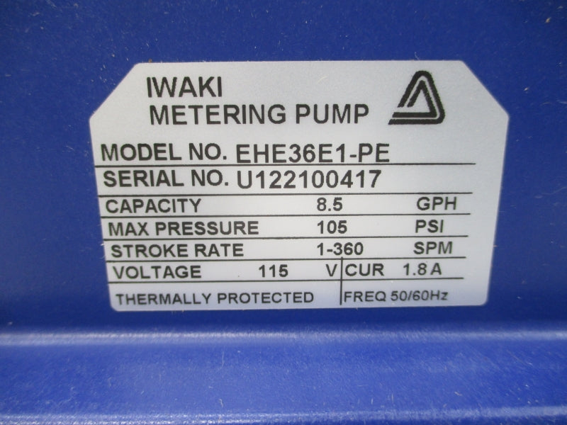 WALCHEM EHE36E1-PE 5975.052 115V 1.8A 105PSI NSMP