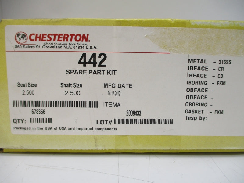 CHESTERTON 442 678356 2.500" NSMP