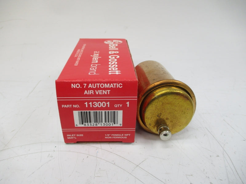 BELL & GOSSETT 113001 NO. 7 1/8" (PKG OF 12) NSMP