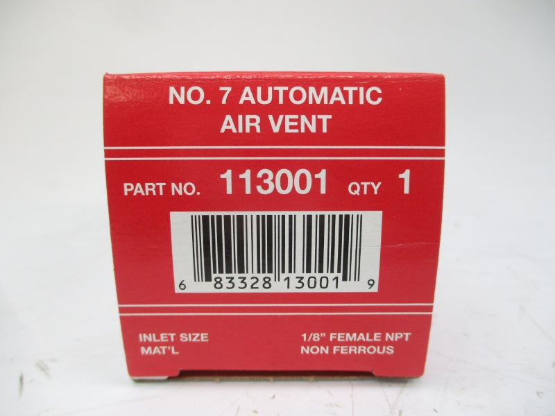 BELL & GOSSETT 113001 NO. 7 1/8" (PKG OF 12) NSMP