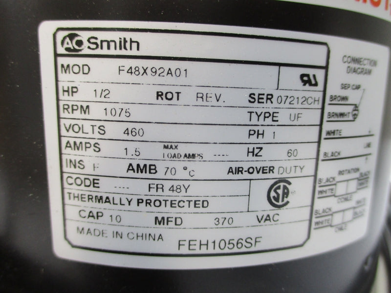 AO SMITH FEH1056SF F48X92A01 460V 1.5A NSMP