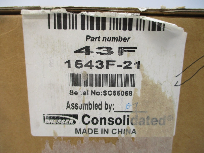 DRESSER 1543F-21 121PSI 1" NSMP