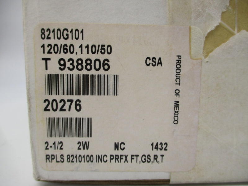 ASCO 8210G101 110/120V 5-150PSI 2-1/2" NSMP