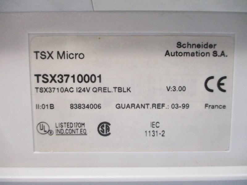 SCHNEIDER ELECTRIC TSX3710001 24V NSNP