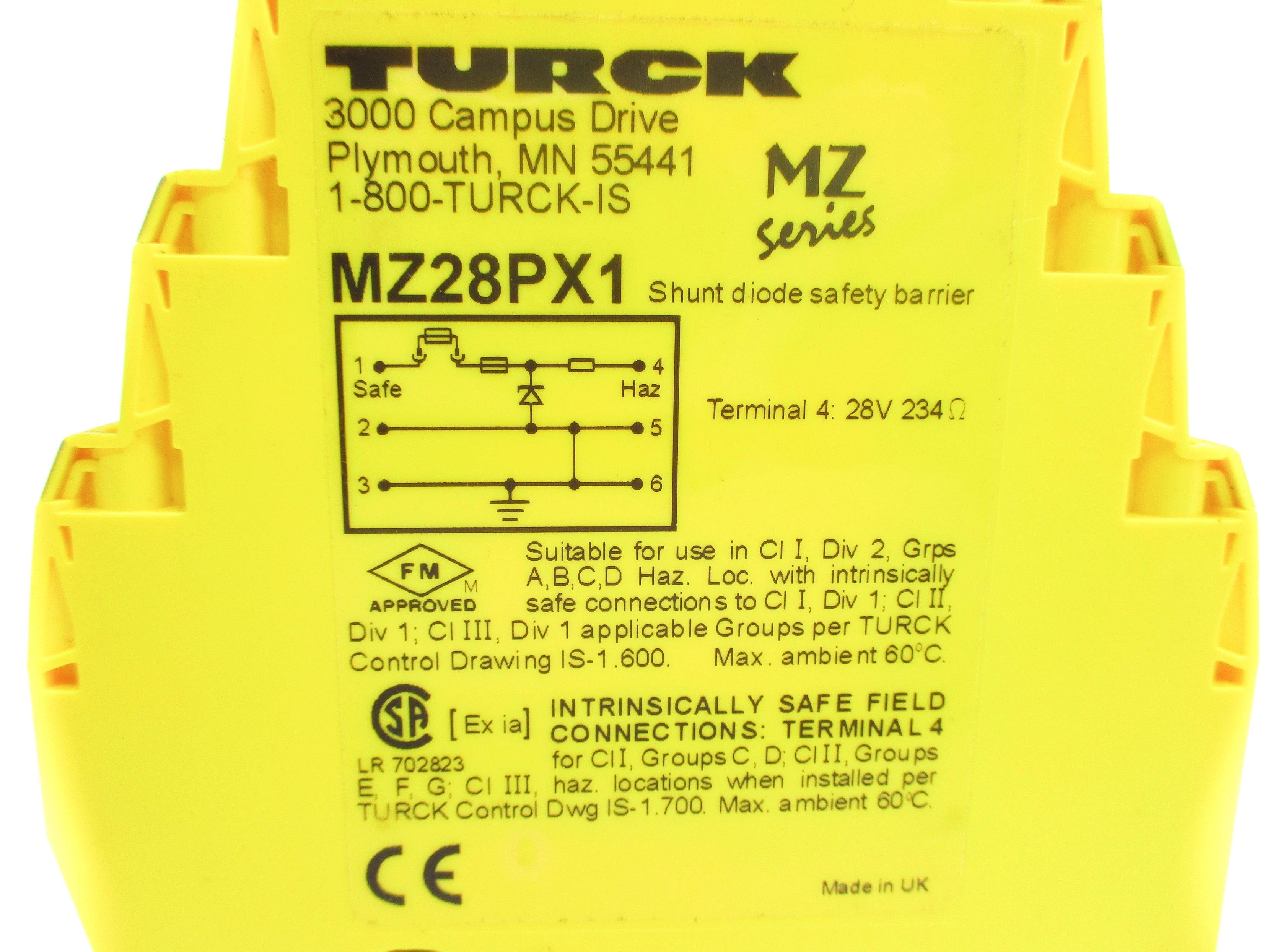 TURCK MZ28PX1 NSNP