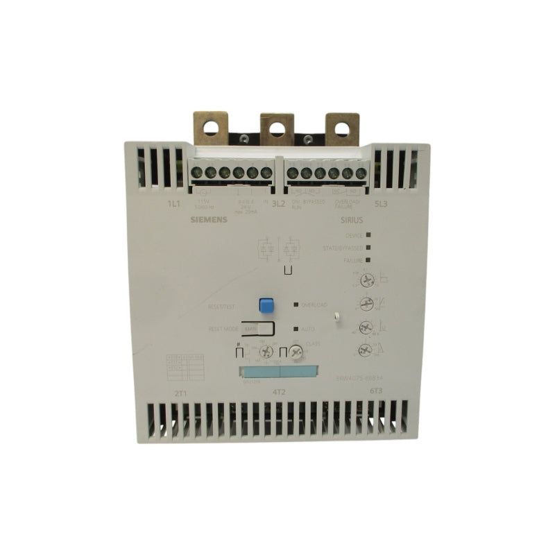 SIEMENS 3RW4075-6BB34 230-460VAC 131-356A NSNP