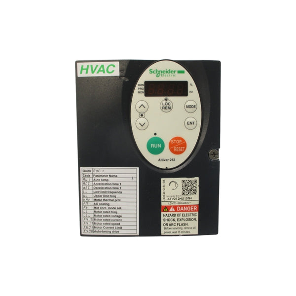 SCHNEIDER ELECTRIC ATV212HU15N4 380-480V 3.2A UNMP