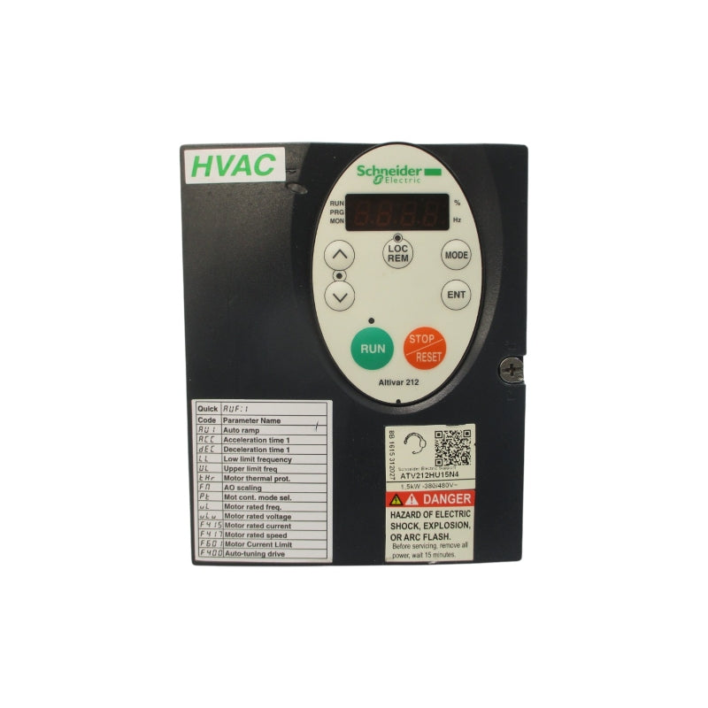 SCHNEIDER ELECTRIC ATV212HU15N4 380-480V 3.2A UNMP