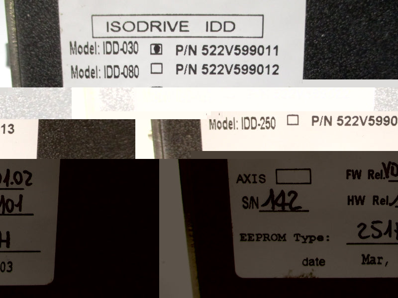 E.C.S. IDD-030 522V599011 UNMP