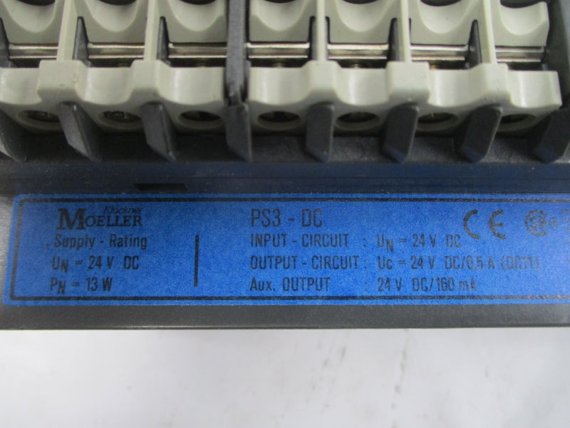 MOELLER PS3V1.7 PS3-DC 24VDC 0.5A NSNP