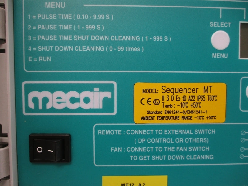 MECAIR MT12A2 115VAC NSNP