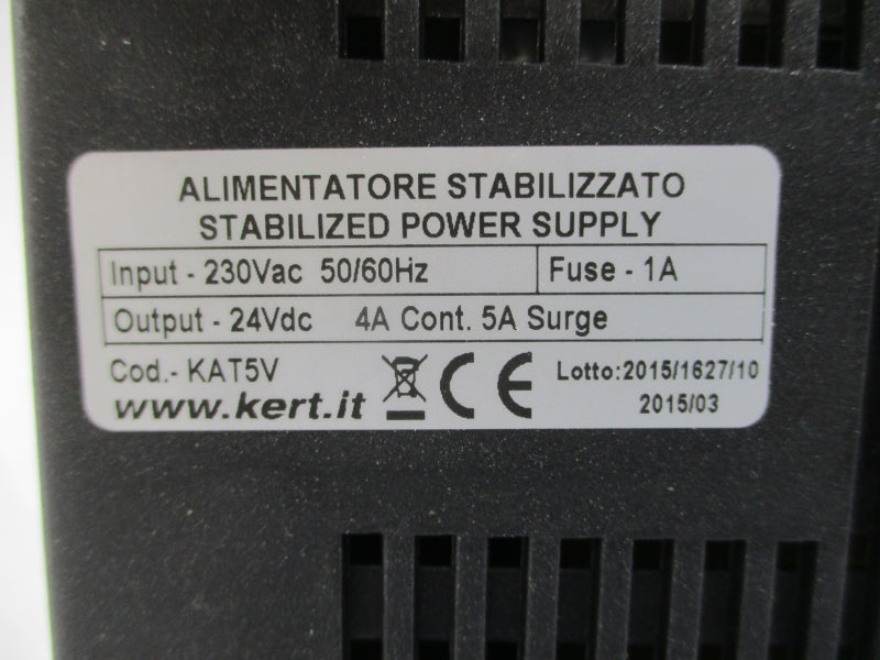 GRUPPO KERT KAT5V 230VAC 4-5A (AS PICTURED) NSMP