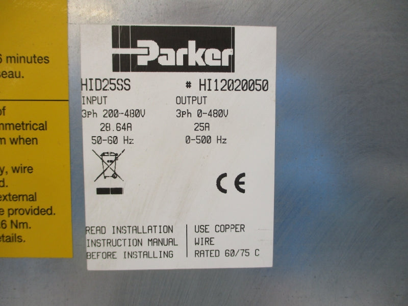 PARKER HID25SS 200-480V 28.64A UNMP
