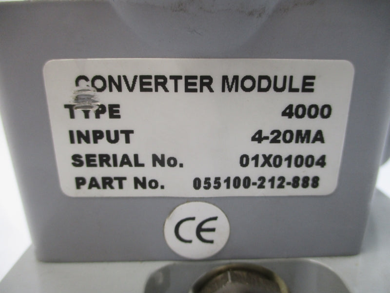 MASONEILAN 4000 055100-212-888 30VDC UNMP