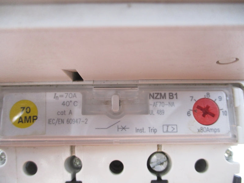 EATON NZMB1-AF40-NA 480V 70A (AS PICTURED) UNMP