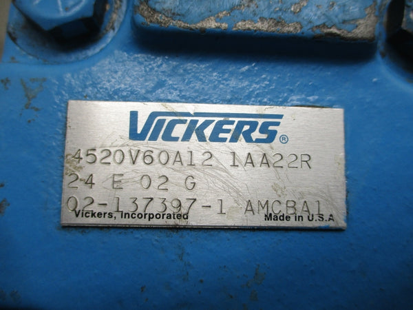 VICKERS 4520V60A121AA22R 02-137397-1 UNMP