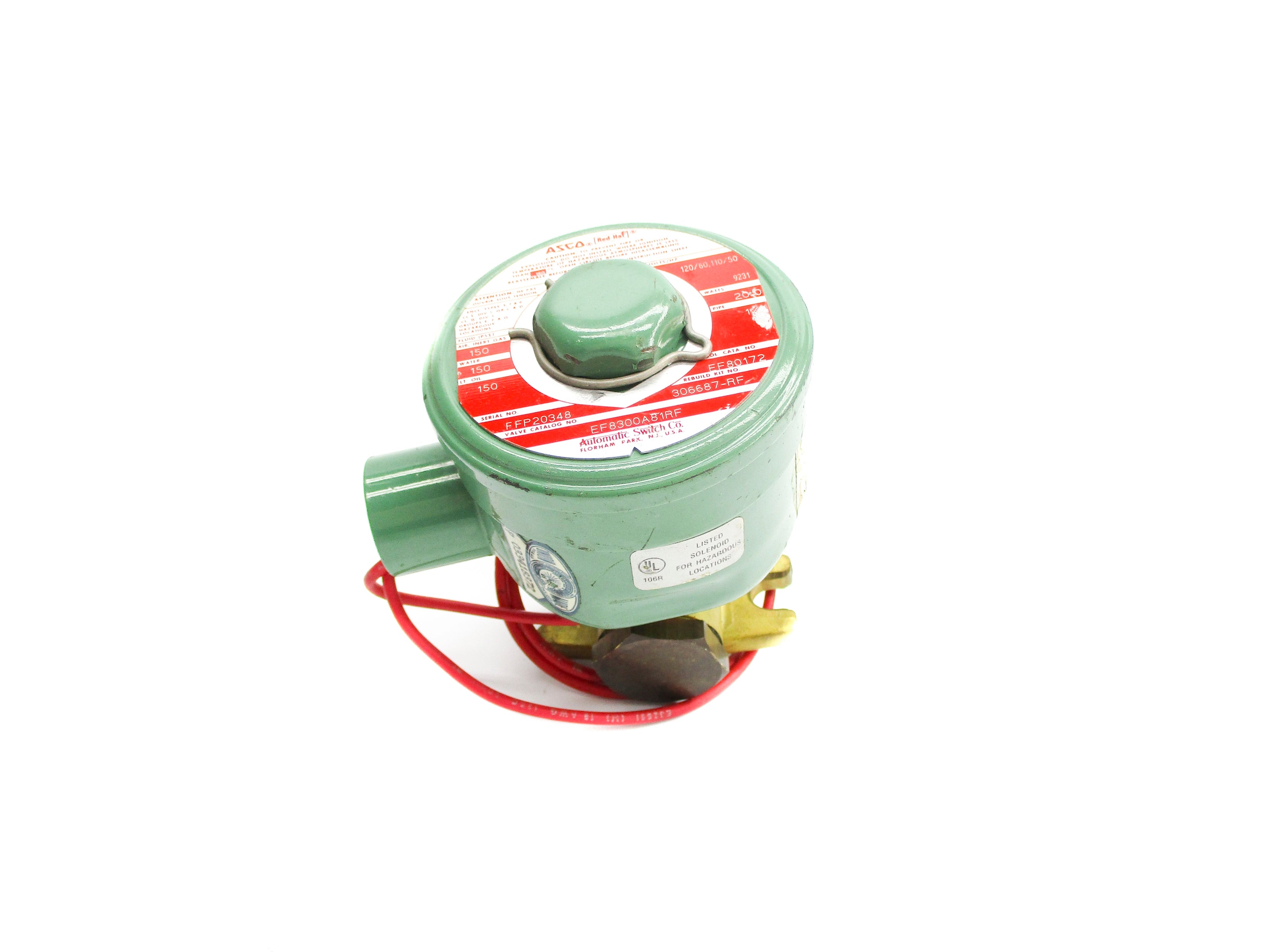 ASCO EF8300A81RF 110/120V 150PSI NSNP