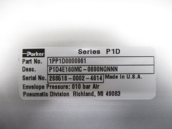 PARKER 1PP1D0000961 P1D4E160MC-0690NGNNN NSNP