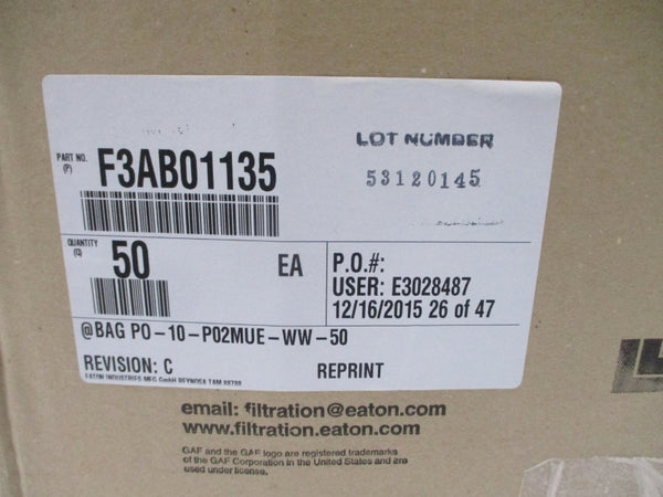 EATON F3AB01135 (PKG OF 50) NSMP