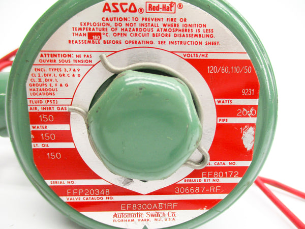 ASCO EF8300A81RF 110/120V 150PSI NSNP