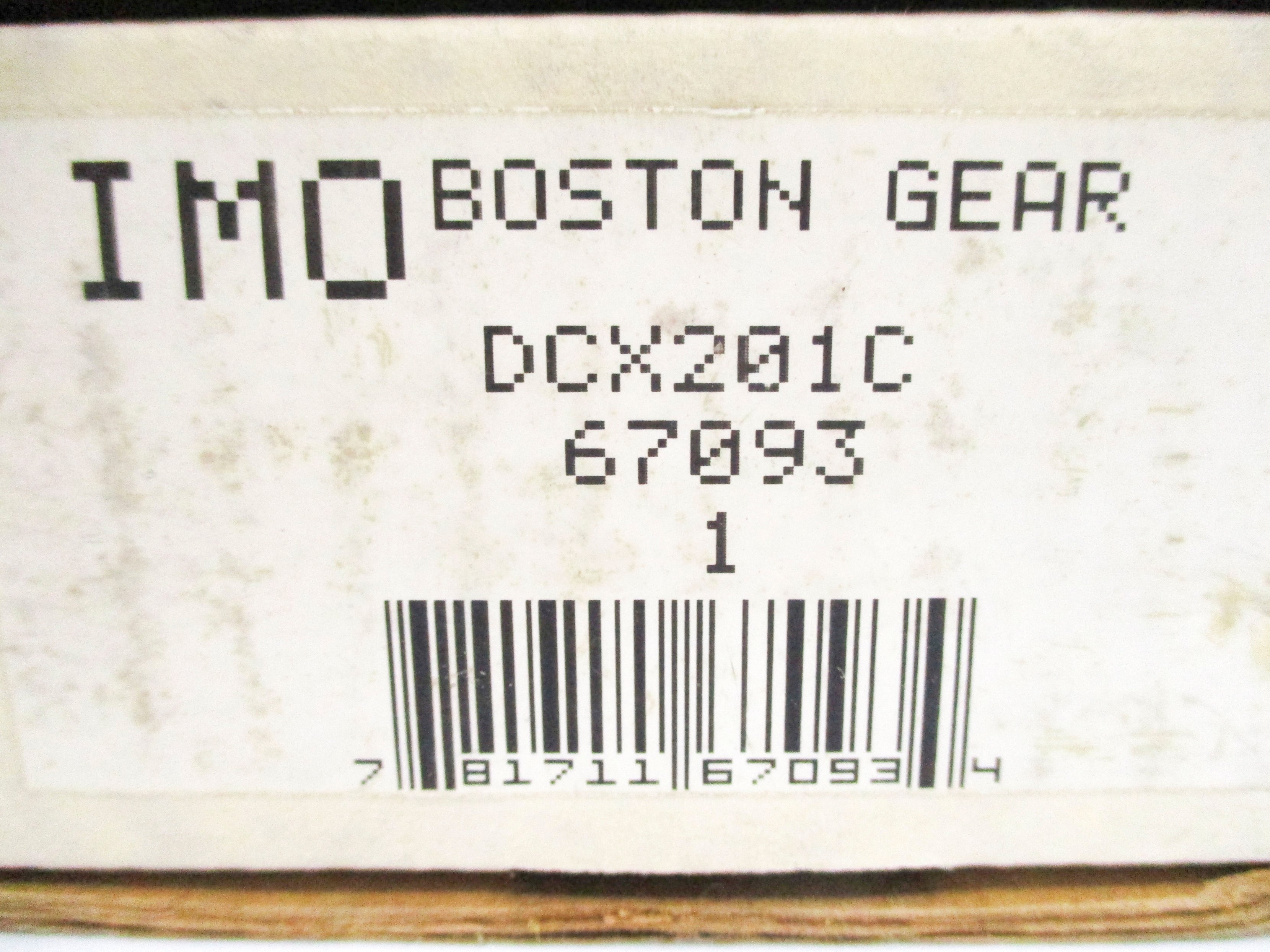 BOSTON GEAR DCX201C 115/230VAC 12.0A NSMP