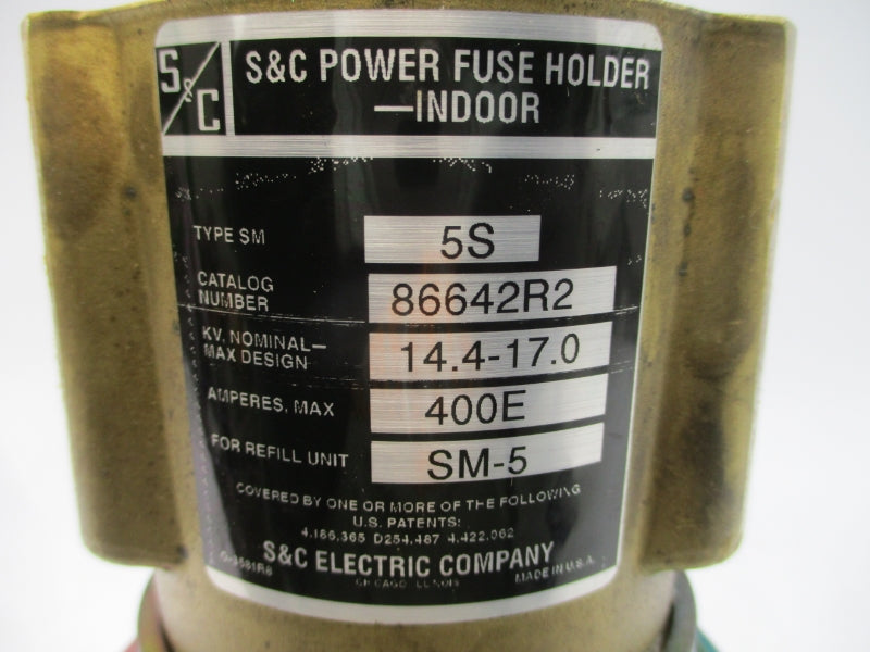 S&C ELECTRIC 86642R2 400EA NSNP