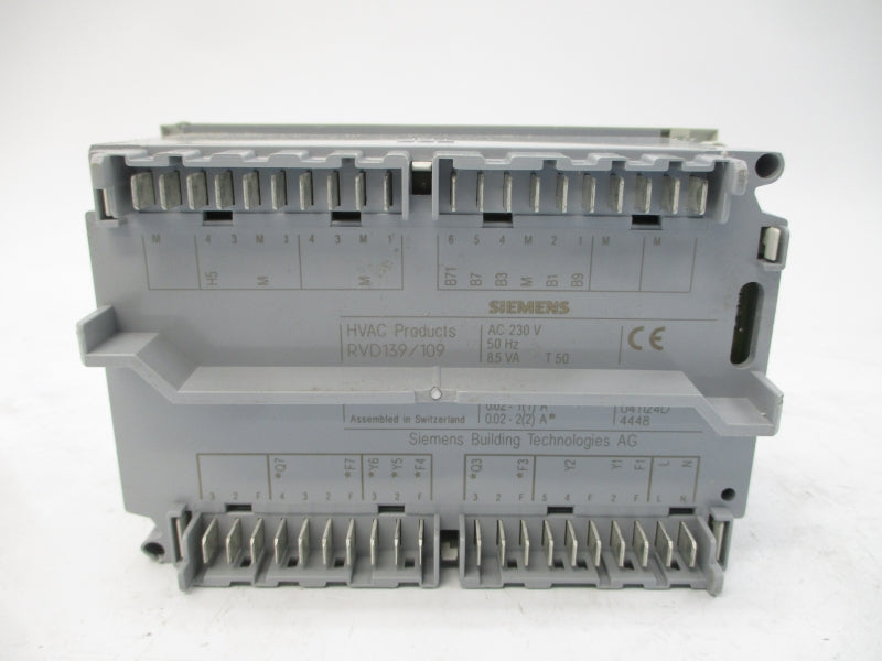 SIEMENS RVD139/109 230VAC 0.02-2A NSNP