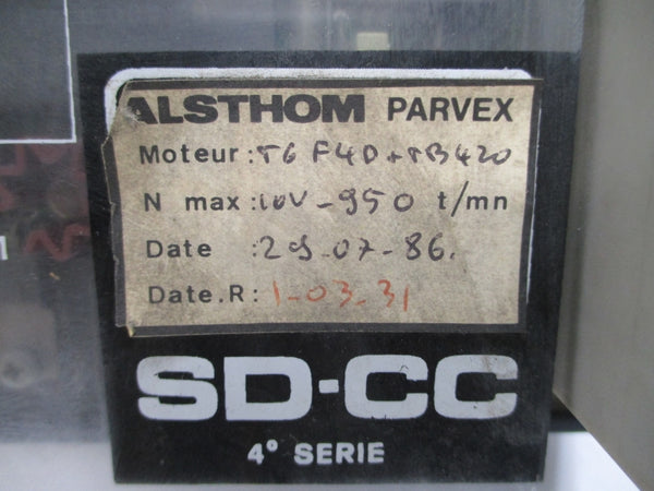 ALSTHOM SD-CC TGF4D+RB420 SD/CC 140/20/40 10V UNMP