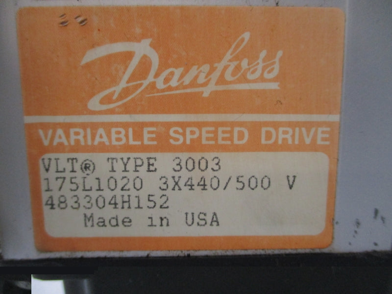 DANFOSS 175L1020 TYPE 3003 440/500V UNMP