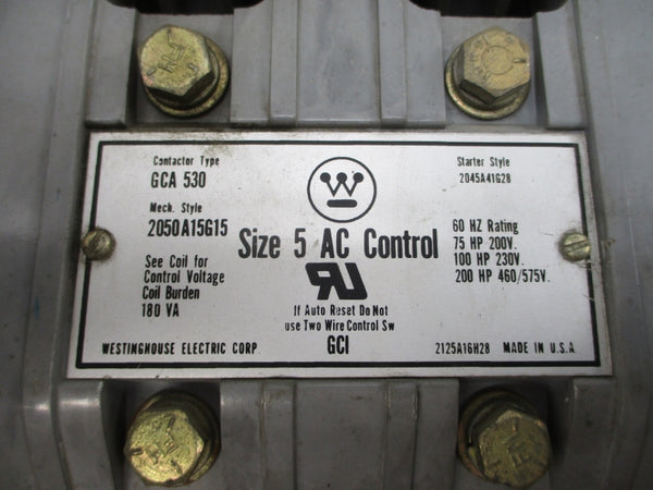 WESTINGHOUSE 2050A15G15 110/120V UNMP