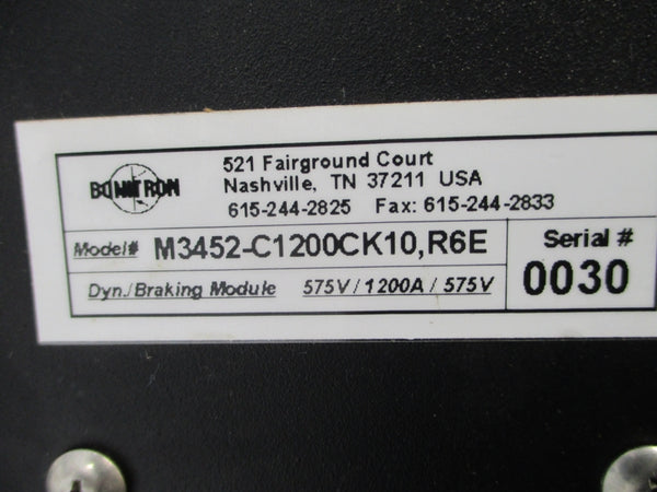 BONITRON 3452 M3452-C1200CK10.R6E 575V UNMP