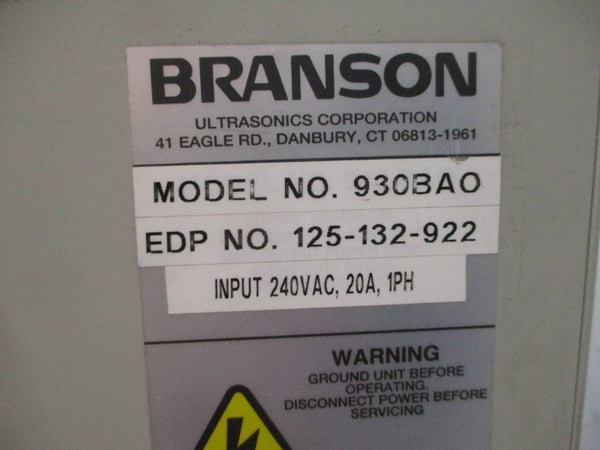 BRANSON 930BAO 125-132-922 240VAC 20A NSNP