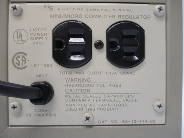SOLA 63-13-114-05 MCR140 95-130V 2.00A NSNP