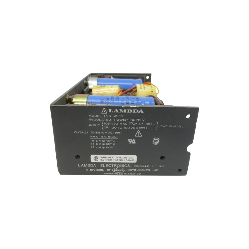 LAMBDA ELECTRONICS LYS-W-15 105-132VAC 16.5A UNMP