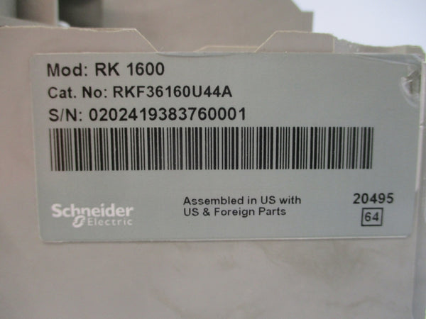 SCHNEIDER ELECTRIC RK 1600 RKF36160U44A 1600A (AS PICTURED) UNMP