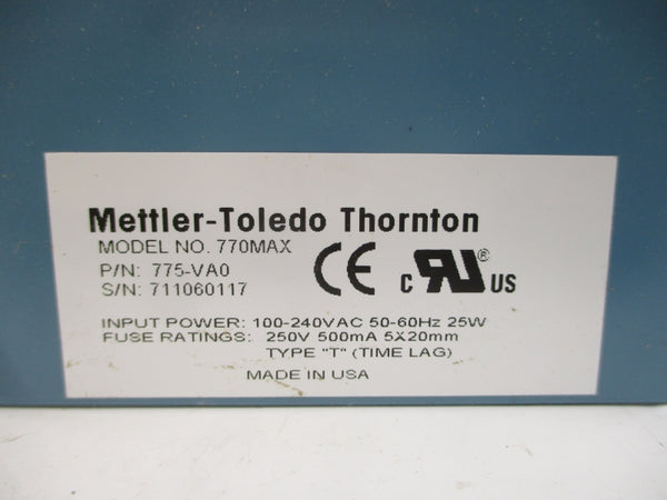 METTLER TOLEDO 775-VA0 58000003 100-240VAC NSMP