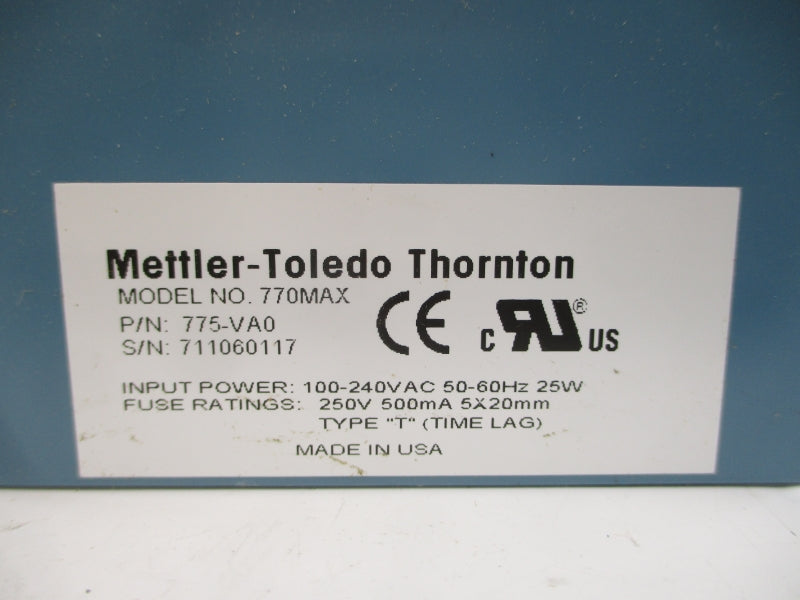 METTLER TOLEDO 775-VA0 58000003 100-240VAC NSMP
